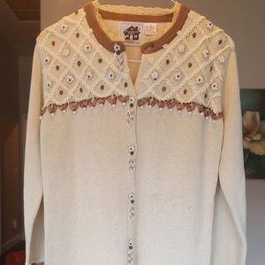 Storybook Knits Beige w/ Chandelier Design